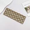 Elegant Temperament Wide Brim Hair Ties Fashion Girls Sporty Headband Woman Polka Dot Fabric Hairband Fitness Sweatband Headband