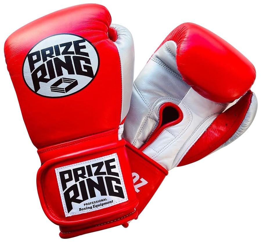 

PRIZE RING Boxing Gloves “Professional SS” Red/Silver (12oz) красный