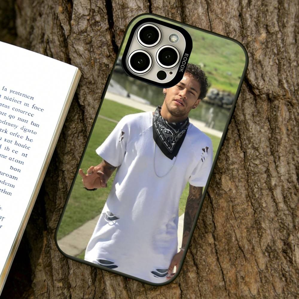 Pouzdro na telefon Neymar Pro iPhone 17,16,15,14,13,12,11 Plus,Pro Max,XS,Barevný postříbřený vnitřní kryt