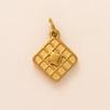 18K Gold Retention Stainless Steel Mushroom Pendant for DIY Accessories