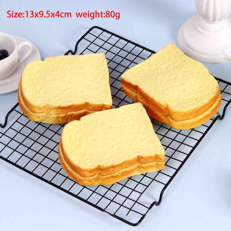 Fake Food Bread Simulation Cake Fake Egg Tart Squishy Cheese Slow Rebound Toy Home Decoration Kids Birthday Christmas Gift