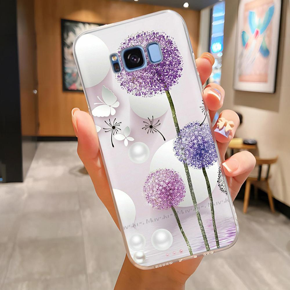 Case For Samsung Galaxy S8 Plus S 8 Phone Cover Cute Cartoon Cases Painted Soft TPU Coque For Samsung S8 S8+ Protective Fundas