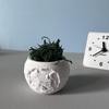 Sail Relief Cabin Candle Cup Silicone Mold Circular Potted Plant Gypsum Cement Mold