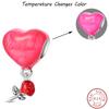 Temperature Change Color Copper Craft Chameleon Elephant Claw Pad Charms 3Mm Handmade Exquisite Jewellery Crafting