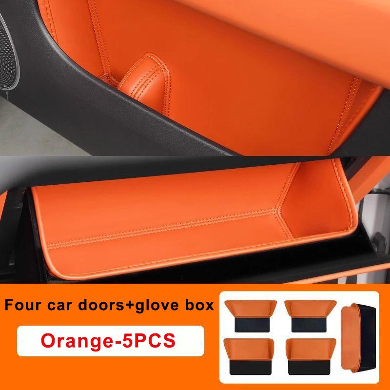 For Geely Geome Xingyuan 2026 2026 Car Door Slot Organizer Box Leather Glove Box Storage Groove Pad Interior Accessories