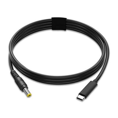 USB PD Trigger Kabel DC 20V Power Stecker Ladekabel für Laptop Schwarz Typ-C (5,5 mm/2,5 mm) 1,5 Mio. [Artikel]