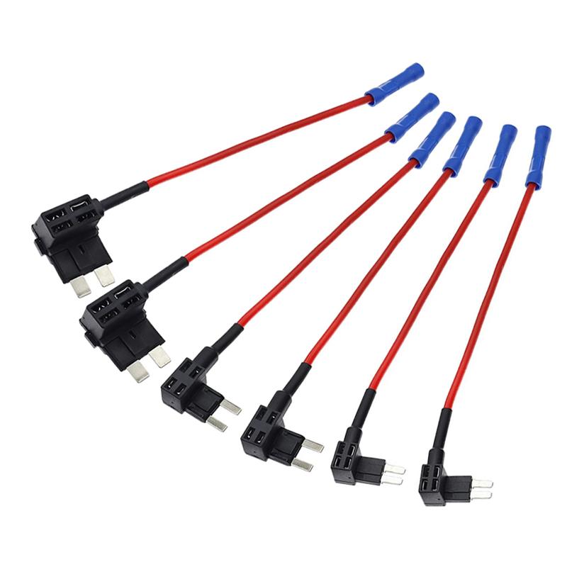 Truck Automobile Accessories MINI SMALL MEDIUM Size Micro Standard Car ATM Fuse Holder Add-a-circuit TAP Adapter Relays 5