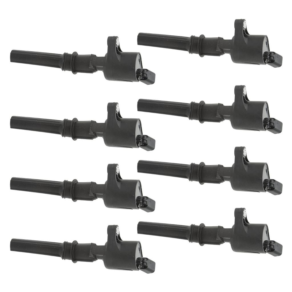 8PCS Ignition Coil FD502 Metal Stable Performance Engine Ignition Coil Replacement for Ford E‑150 E‑250 E‑350