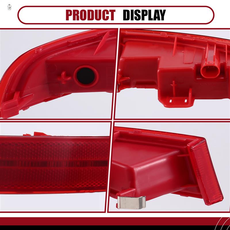 2Pcs Car Rear Bumper Reflector Lower Lamp Fits For BMW X5 G05 X7 G07 M Sport 63148091922, 63148091923 красный