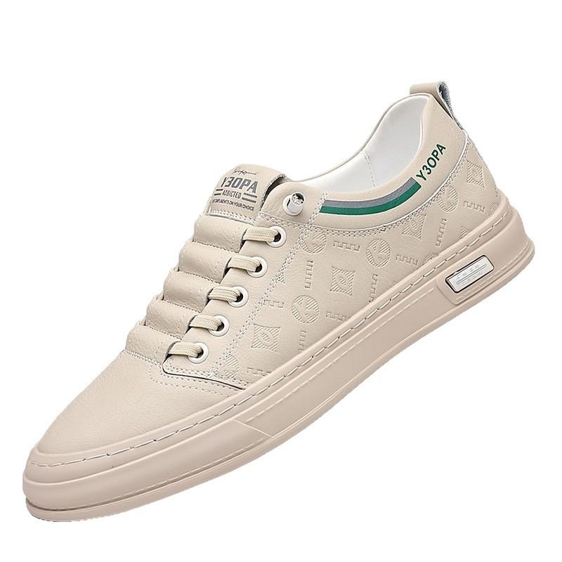 Korean version of trendy versatile sports men's shoes 2025 autumn new men's board shoes casual breathable versatile white shoes men