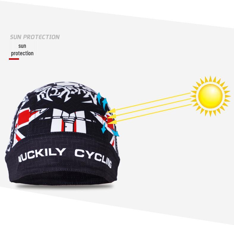NUCKILY Unisex Sweat-Wicking Sports Headband & Pirate Cap - Hip Hop, Cycling, Dance, and Sun Protection.
