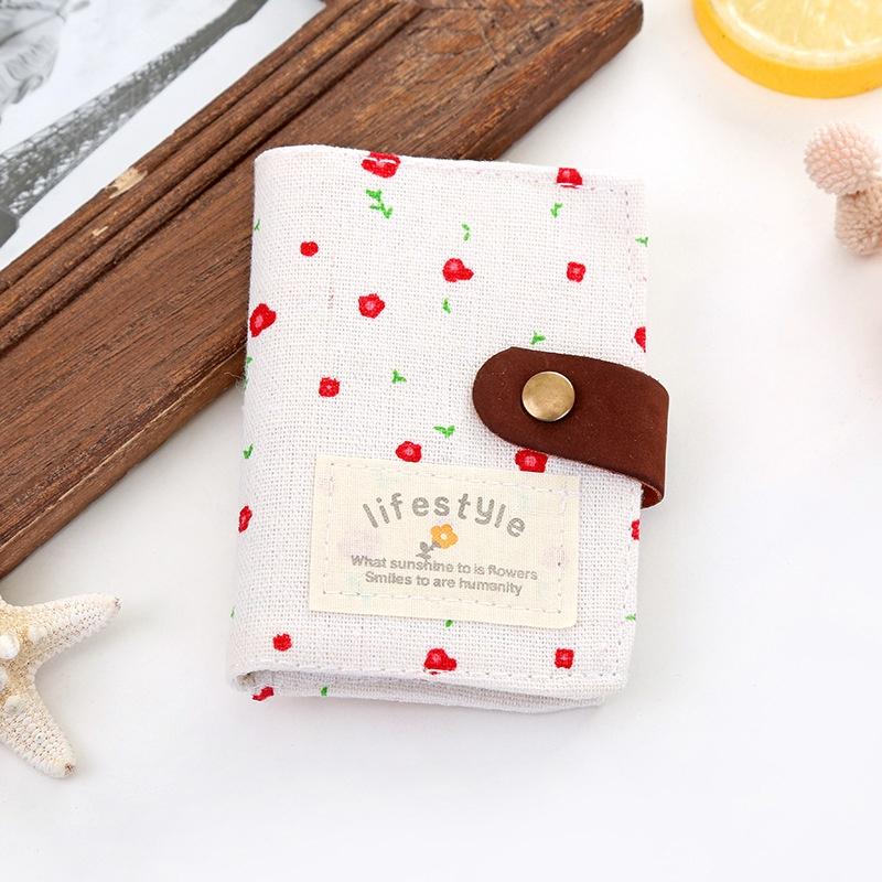 Creative New Card Storage Bag Balíček látkových karet Držák vizitek