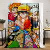 "Manta con estampado 'Ilustración de Equipo de Anime Vibrante'" manta suave y acogedora perfecta para la sala de estar cama sofá o una siesta,regalo