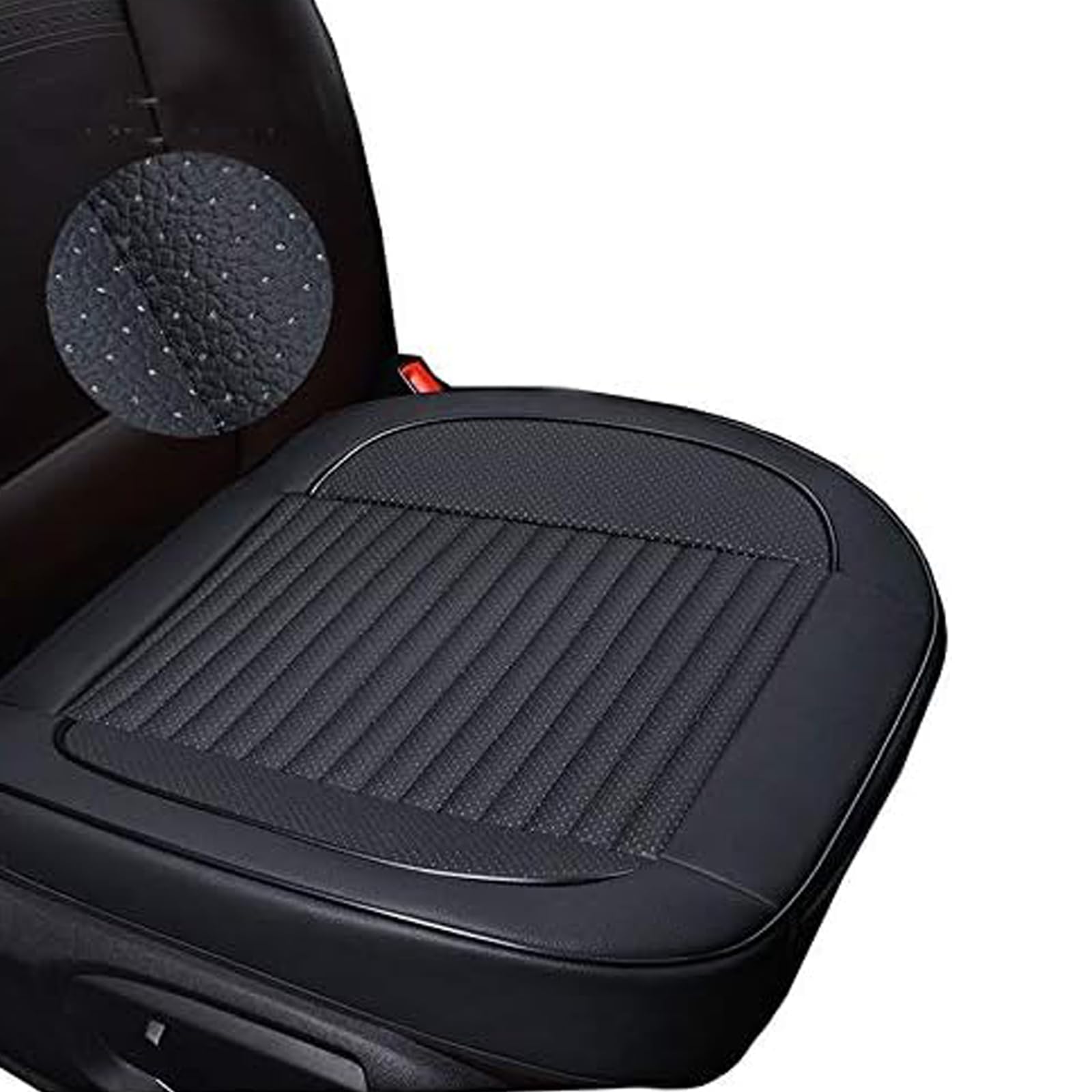 

inotenka Car Seat Cover, Cushion, Mat, Breathable, Non-Slip, Universal, All Black, 21.7 x 21.7 inches (55 x 55 cm) Approx. 55cm*55cm чёрный