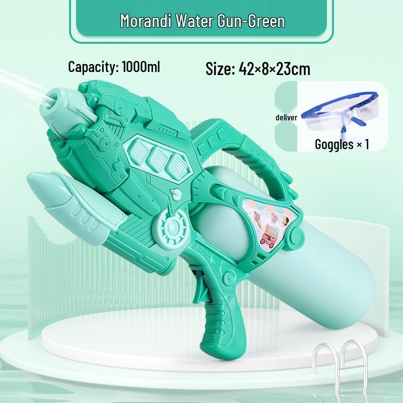 Large Capacity Water Gun Toy for Girls - Pull-Type Squirt Gun with Girlish Heart Design