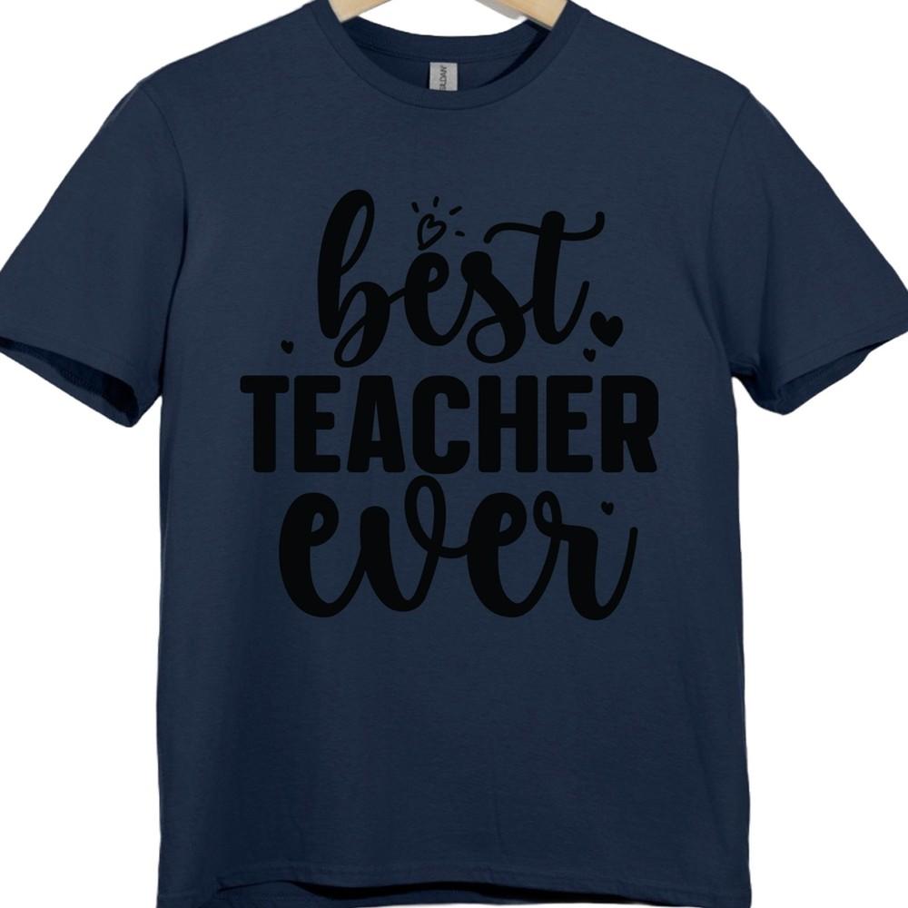 Camiseta Melhor Professor de Sempre Presente de Agradecimento Fim de Período Escola Gráfica Top