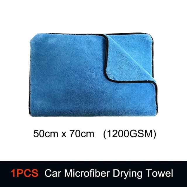 DetailingKing 1300GSM Ręcznik z Mikrofibry do Suszenia Profesjonalny Super Miękki Ściereczki do Mycia Czyszczenia Samochodu Ręczniki do Auto Detailingu