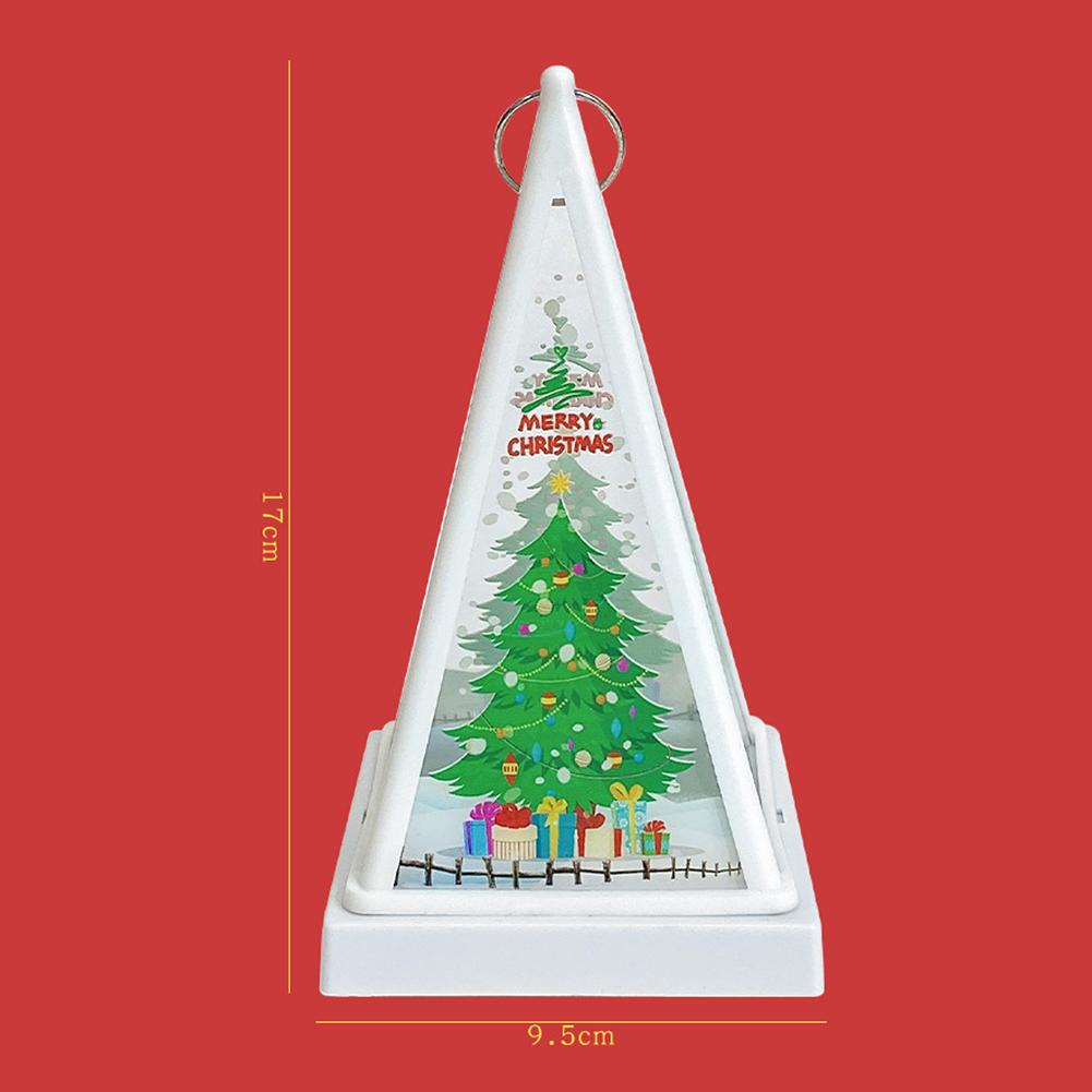 Weihnachtslaterne Licht Beleuchtetes Xmas-Muster Nachtlicht Für Weihnachten Hochzeit Geburtstag Dekor