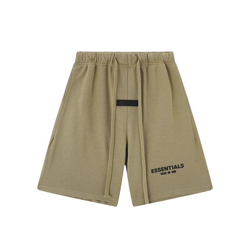 FOG ESSENTIALS Pánské bavlněné kraťasy Volný střih Streetwear Ležérní teplákové