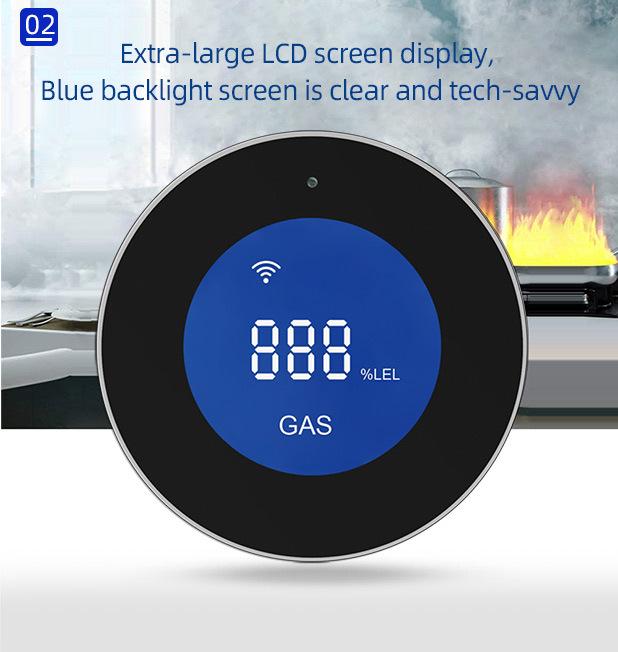 Detectoare de gaz natural Graffiti WiFi Alarme