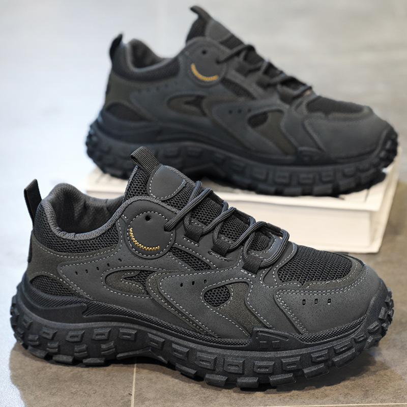 Men's Spring New Versatile Casual Shoes Platform Men's Heightening Shoes Trendy Sports Running Shoes