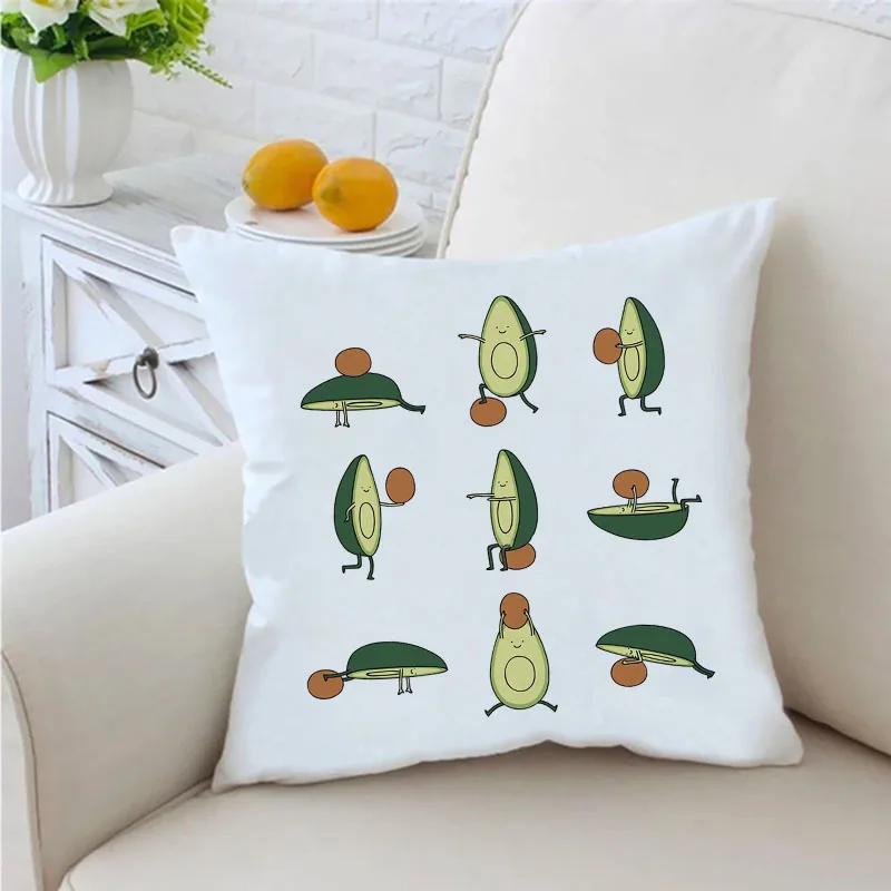 

Забавная наволочка с принтом авокадо, декоративная подушка, наволочка для дивана, наволочка для подушки на стул, автомобиль, наволочка для домашнего декора, подарки на новоселье 30x30cm