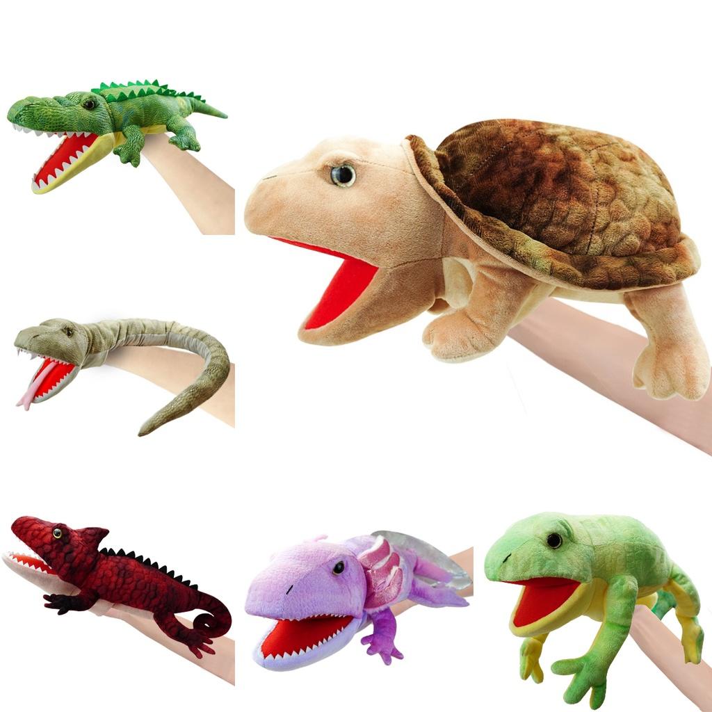 Urocza Pisklę Lalki Ręczne Pluszowa Zabawka Dla Dzieci Do Bajek Gad Stuffed Animal Do Przedszkola I Rodzicielstwa Lalka Wąż Python Żółw)
