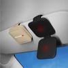 CGCBZC1 Auto Leder Brillenclip Sonnenblende Sonnenbrillen Aufbewahrung Befestigung für Nissan GTR Nismo Qashqai Leaf XTrail Tiida Kicks Versa Juke