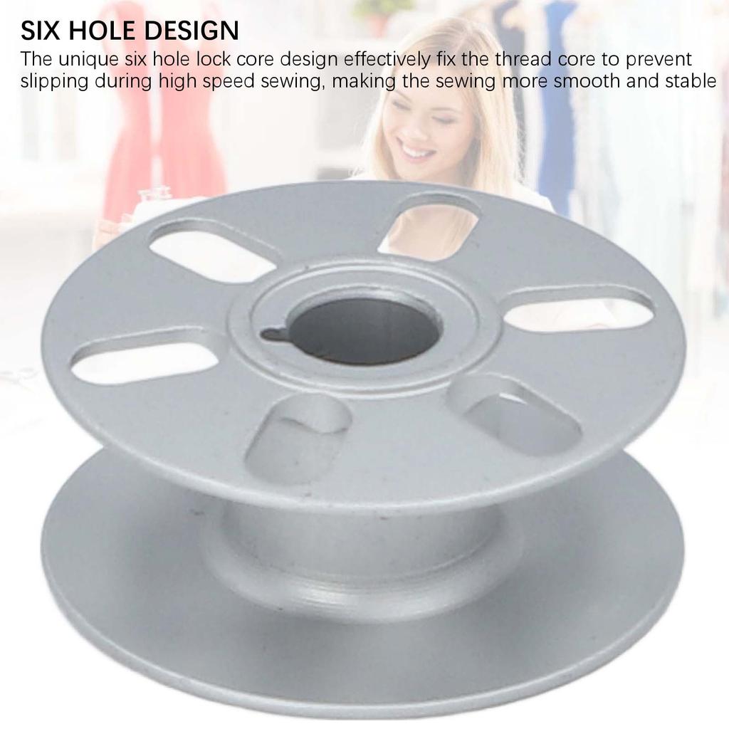 Bobbin Stainless Steel Metal 26mm 0867150140 6 Hole for Durkopp Adler 867 868 Sewing Machine