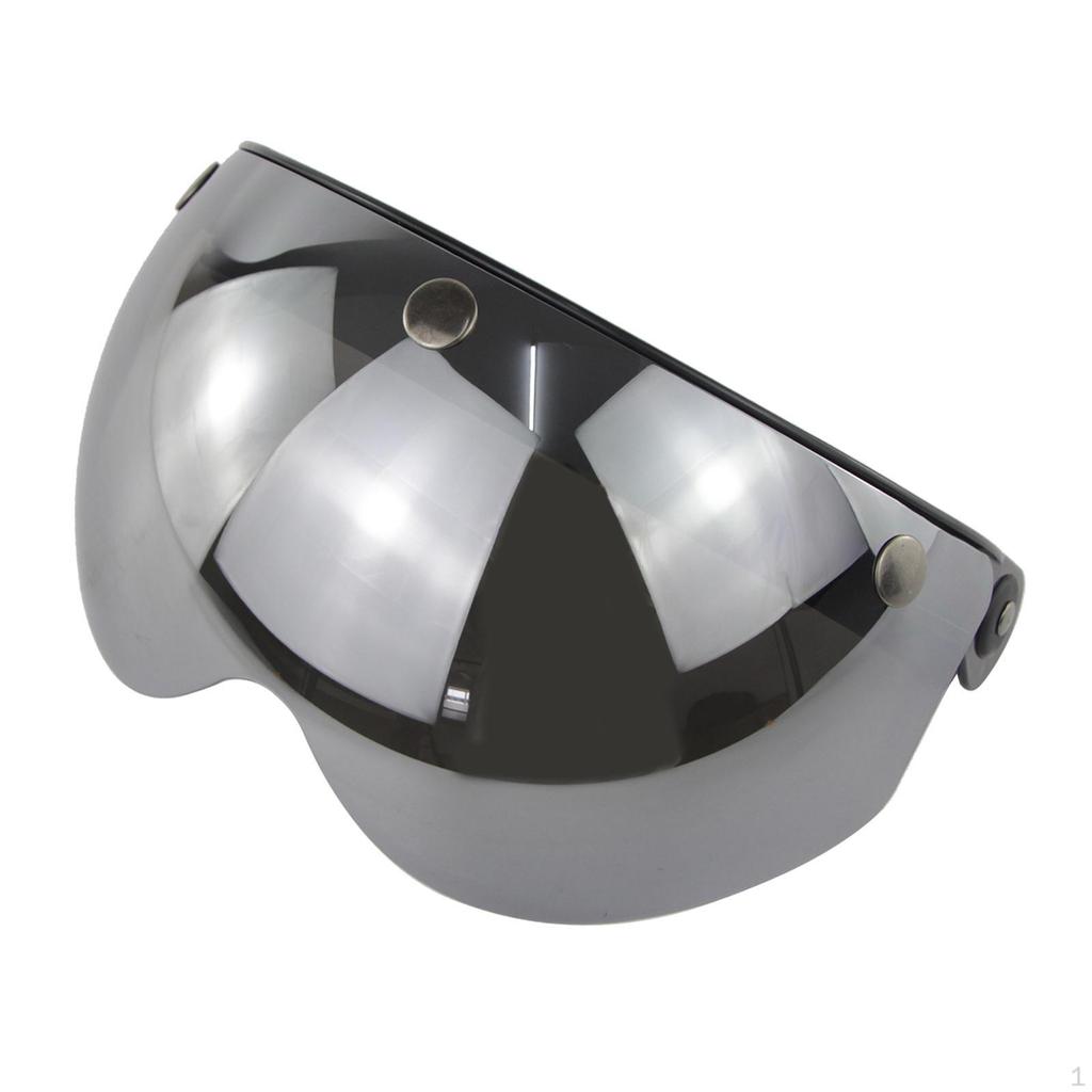 Visor Lens for 3-Snap Motorcycle , Easy Installation, Compact, Lightweight