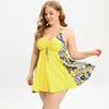 Nuovo costume da bagno oversize da donna, costume da bagno bikini diviso classico