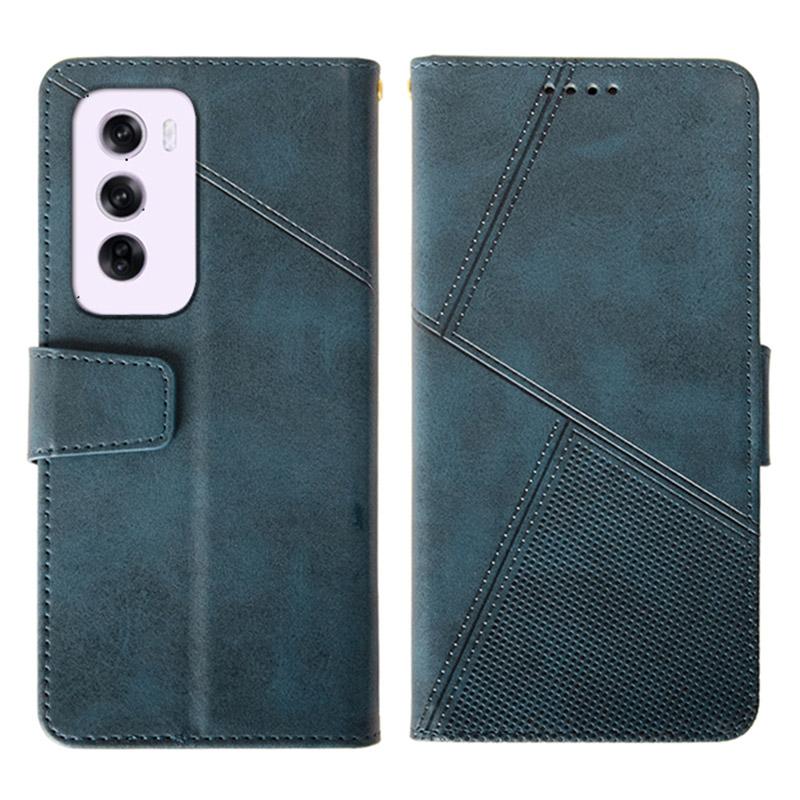 For Oppo Reno12 5G (Global) Wallet Phone Case Calf Texture Stand Leather Cover