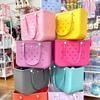 Borsa da Spiaggia Esclusiva Europea e Americana in EVA: Cesto portatile versatile, Trasportino per animali domestici, Borsa da donna con ampio spazio.