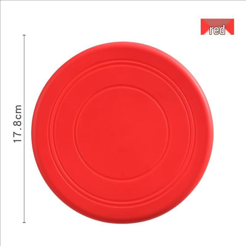 Dog Frisbee: Durable Bite-Resistant Flying Disc Toy for Training, Teething, and Interactive Play to Relieve Boredom