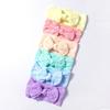 6-color Combination Set, Baby Fontanelle, Children's Nylon Bow Headband, Baby Princess Headdress.