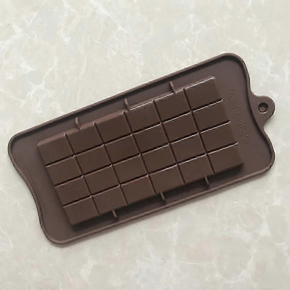 4 PCS Silicone Chocolate Molds, 12 Grids + 24 Grids Break Apart Non-stick Coating Candy Protein and Energy Bar Mold Baking Sheet