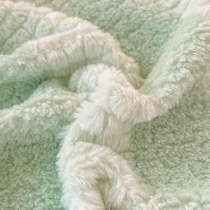 New Soft and Smooth Teddy Rabbit Wool Sheets, Comfortable Plush Mattress Protectors for Bathing and Leisure, Bedspreads