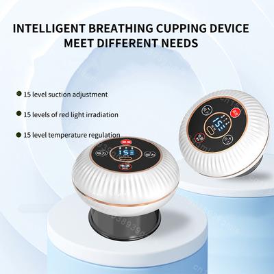 Intelligent Vacuum Cupping Massage Device Electric Heating Scraping Suction Cups Physical Fatigue Relieve Health Guasha Cans