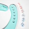 Silicone Bib Baby Feeding Stuff Waterproof Baby Bibs Baby Stuff Cute Solid Printed Kids Bib Girl Boy Adjustable Soft
