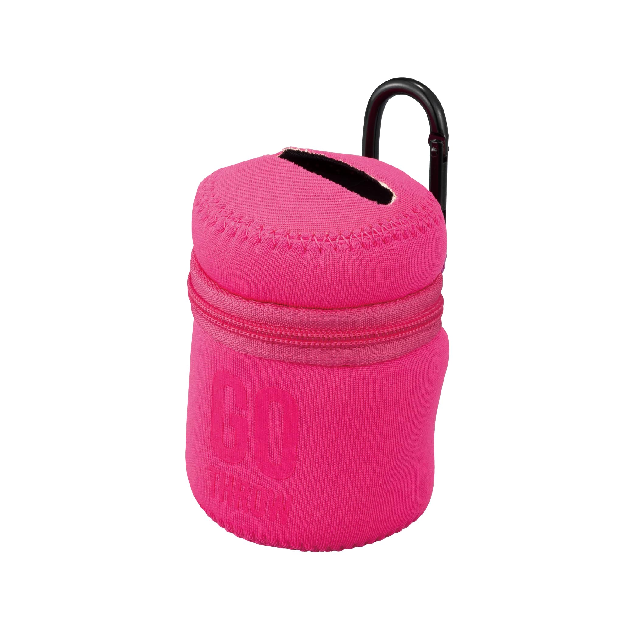 

CB Japan Portable Outdoor Trash Can, Pink, with Carabiner, Perfect for Fishing, Walking, and Outdoor Activities, GOTHROW