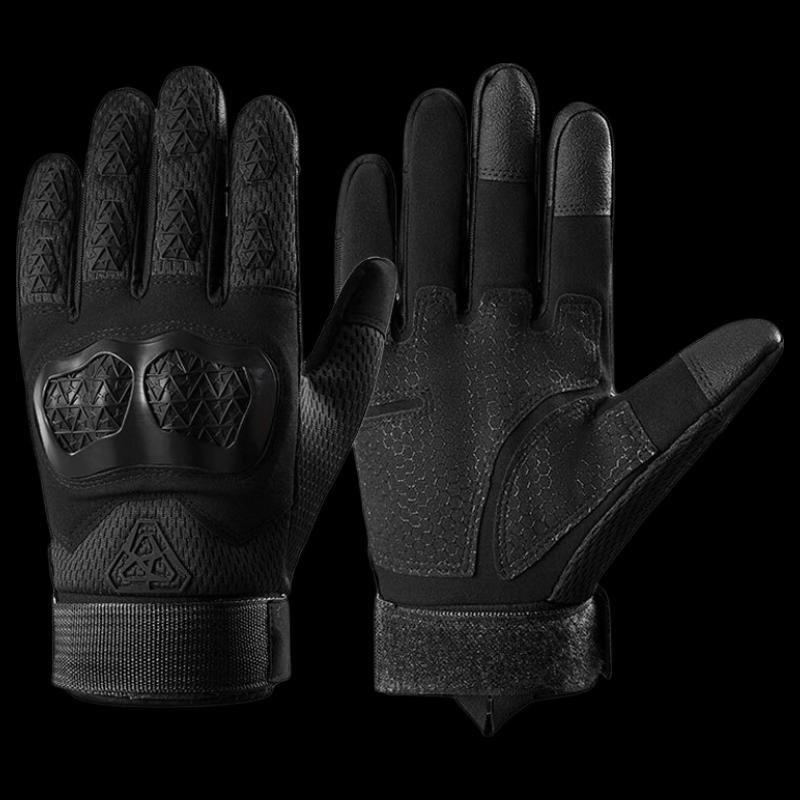 TULX Men s Outdoor Carbon Fiber Full Finger Tactical Gloves