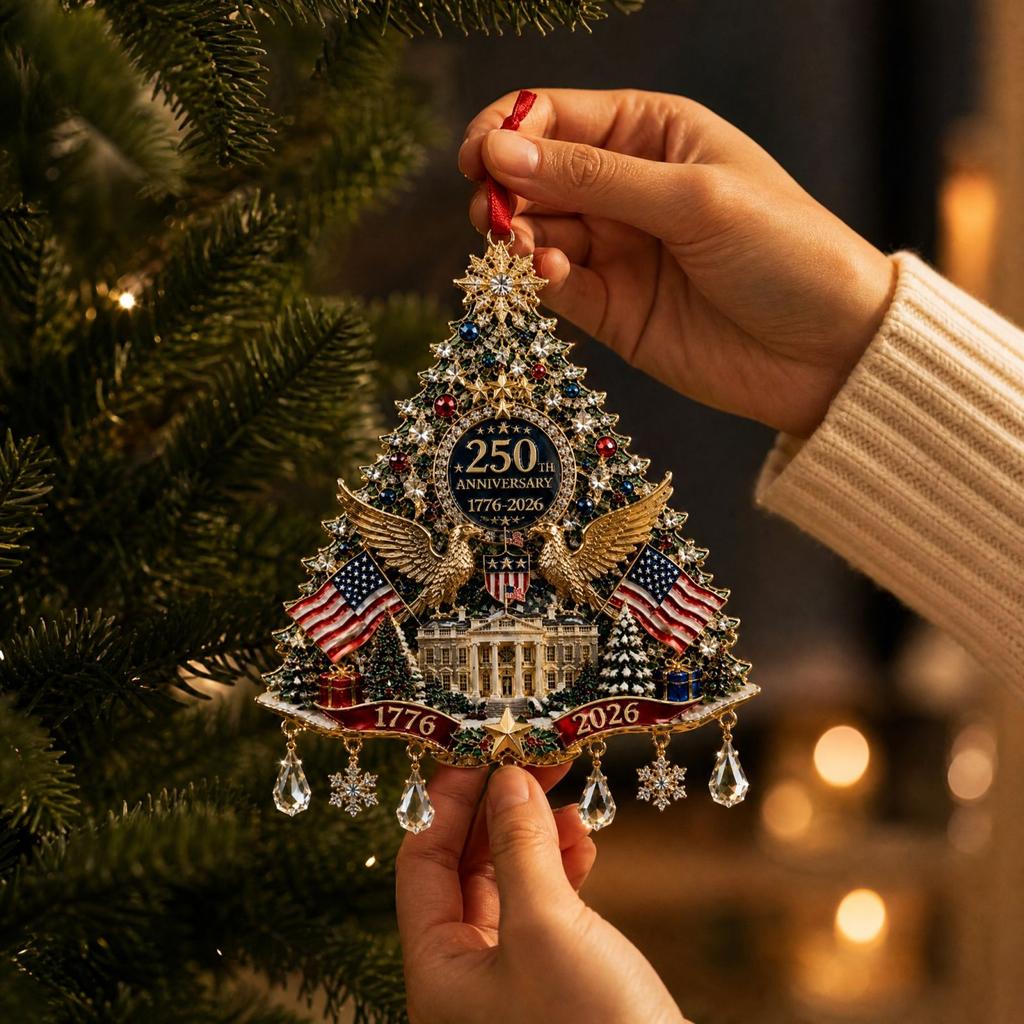 2D Acrylic Christmas Ornament for 0th Anniversary Commemorative Hanging Tree Decoration