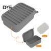 Leak-Proof Silicone Travel Soap Case with Drainage Lid Compact Design Portable Bar Soap Container Soap Holder
