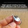 Spoon Spinner High Speed Metal Hooks Single Bearing Swivel Assist Hook Jigging Hooks 2X Strong 1/0 2/0 3/0 Circle Hooks