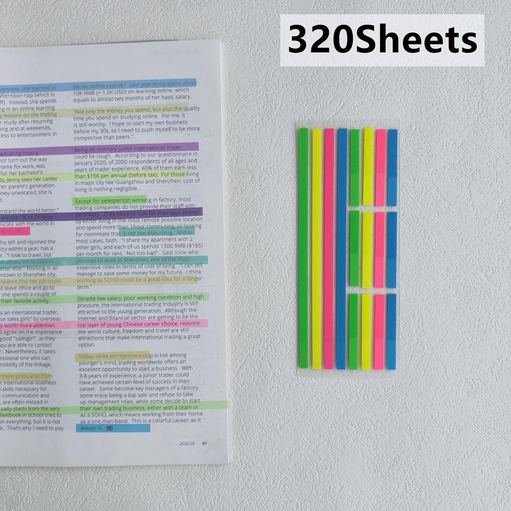 KindFuny 160 Sheets Sticky Note Transparent Sticky Note Index Tabs Arrow Flags for Page Marker Planner  Office School