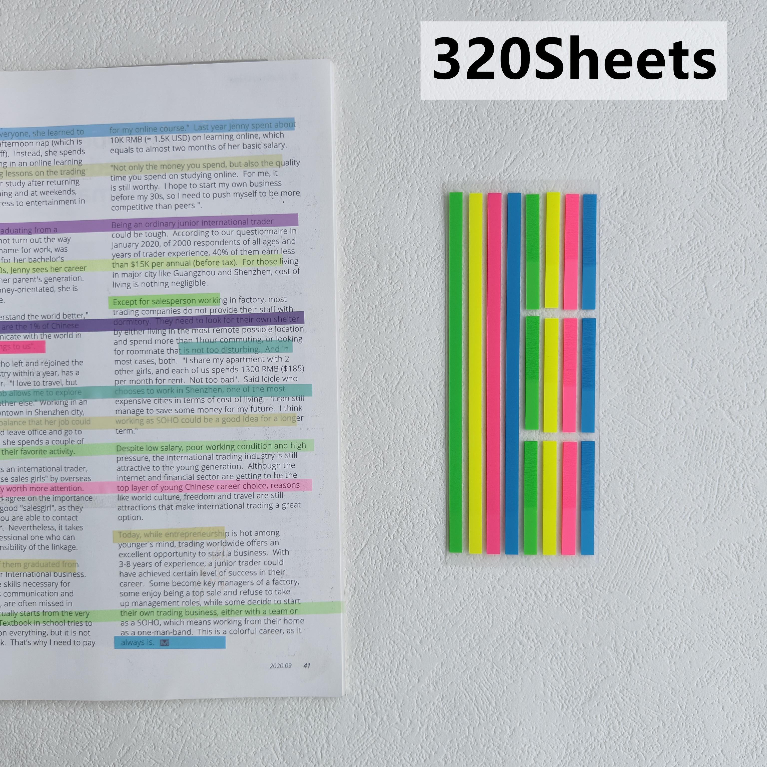 

KindFuny 160 Sheets Sticky Note Transparent Sticky Note Index Tabs Arrow Flags for Page Marker Planner Office School