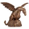 Drachen Wasserspiel Gartendekoration Garten Drachenstatue Brunnen Dekoration Harz Brunnen Skulptur Drachen Brunnen Verzierung