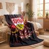 VfB Stuttgart Fußball Druck Flanelldecke Weich Warm Sofa Bett Überwurfdecke Für Zuhause Büro Schlafzimmer