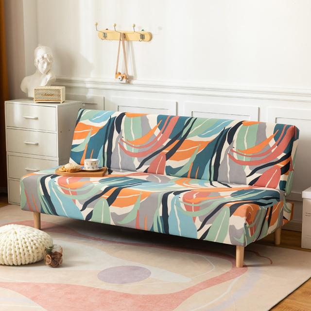 

Эластичные чехлы для диванов из спандекса, безрукий чехол для дивана для гостиной, эластичные чехлы для раскладного дивана-кровати, защита для мебели 180-200cm L