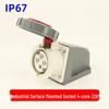 Waterproof 3-core 4-pin 5-hole Male-Female Aviation Plug Socket, Three-Phase Electrical Connector, 16A/32A, IP67.